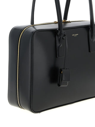 Saint Laurent Black Calfskin Shoulder Bag