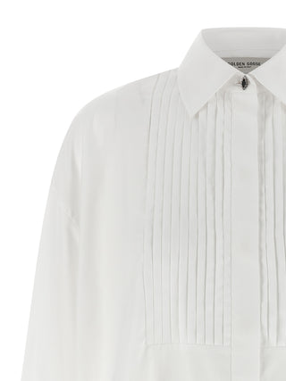 Golden Goose White Cotton Blouse