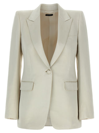 Tom Ford Beige Cotton Blazer