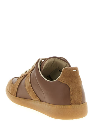 Maison Margiela Brown Calfskin Sneakers