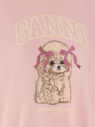Ganni Multicolor Organic Cotton Sweatshirt