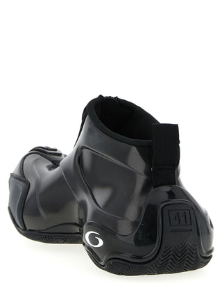 Balenciaga Black Polyester Athletic Sneakers