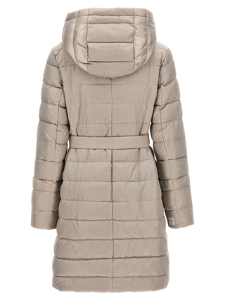 Max Mara White Polyamide Full-Length Jacket