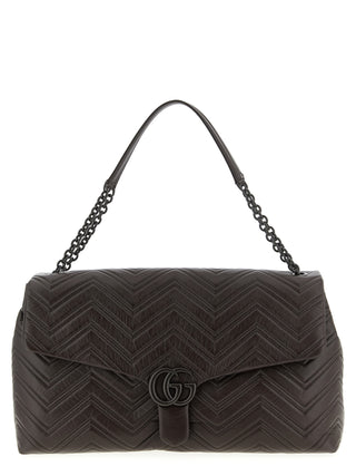 Gucci Brown Calfskin Shoulder Bag