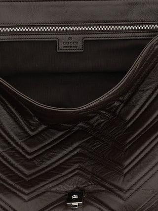Gucci Brown Calfskin Shoulder Bag