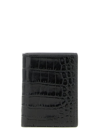 Tom Ford Black Calfskin Cardholder