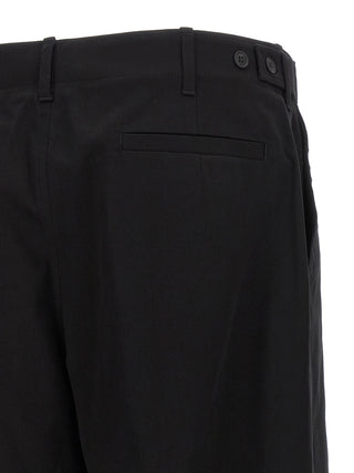 Fendi Black Cotton Cargo Pants