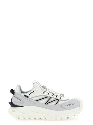 Moncler Gray Polyamide Athletic Sneakers