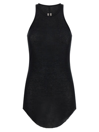 Rick Owens Black Viscose Tank Tops