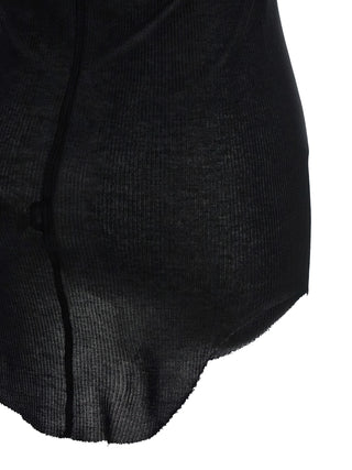 Rick Owens Black Viscose Tank Tops