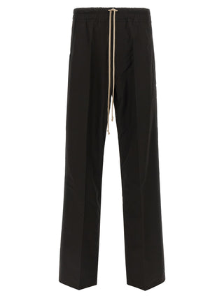 Rick Owens Black Cotton Casual Pants