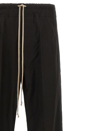 Rick Owens Black Cotton Casual Pants
