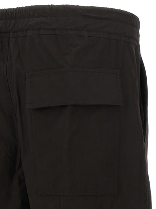 Rick Owens Black Cotton Casual Pants