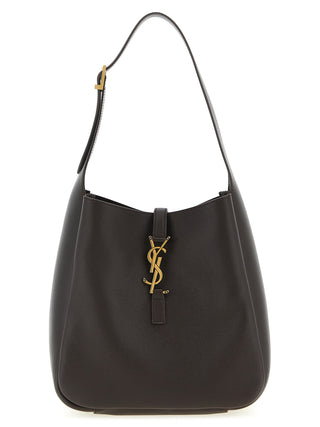 Saint Laurent Brown Calfskin Shoulder Bag