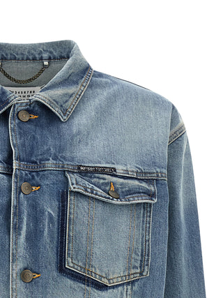 Maison Margiela Blue Cotton Denim Jacket