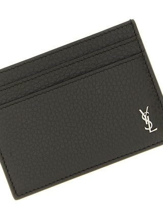 Saint Laurent Brown Calfskin Cardholder