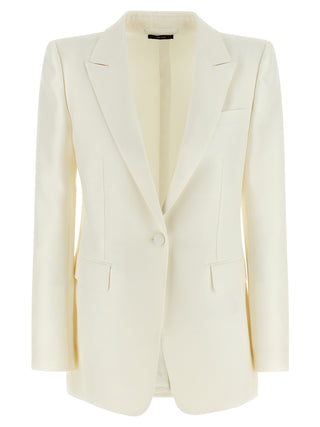 Tom Ford White Wool Blazer
