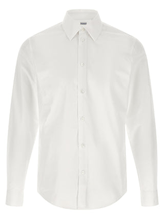 Burberry White Cotton Blouse