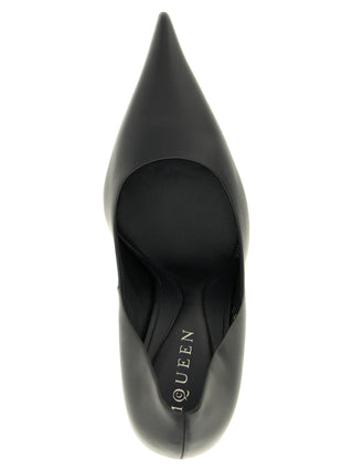 Alexander McQueen Black Calfskin High Heel Pumps