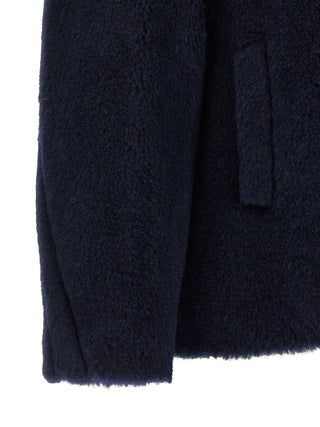 Max Mara Blue Alpaca Coat