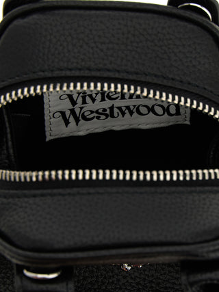 Vivienne Westwood Black Polyethylene Handbag