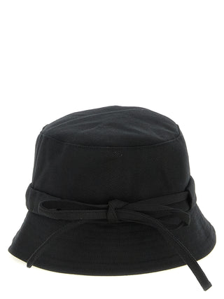 Jacquemus Black Cotton Bucket Hat