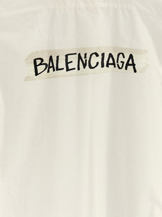 Balenciaga White Cotton Blouse