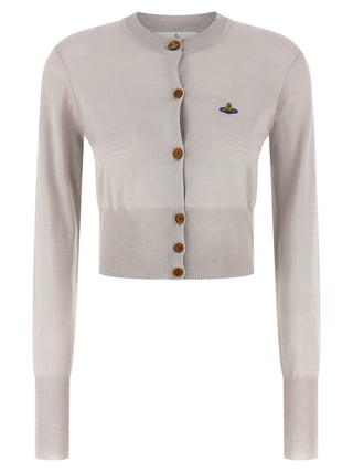 Vivienne Westwood Gray Wool Cardigan