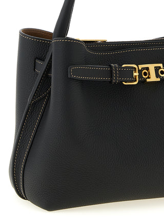 Tod's Black Calfskin Handbag