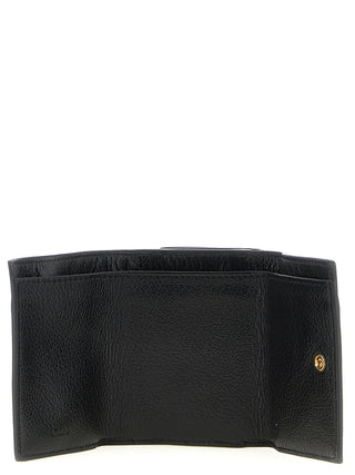 Chloé Black Buffalo Leather Cardholder