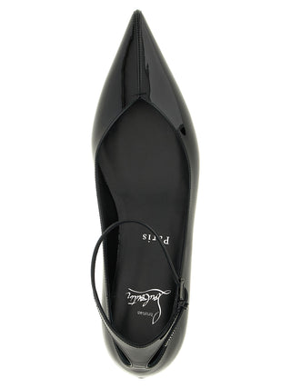 Christian Louboutin Black Calfskin Ballet Flats