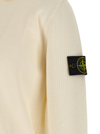 Stone Island Beige Cotton Polo Shirt