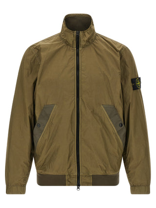 Stone Island Bicolor Polyamide Shell Jacket