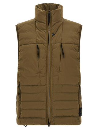 Stone Island Bicolor Polyamide Sleeveless Jacket