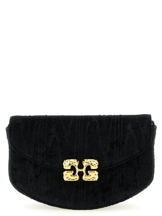 Ganni Black Polyester Cardholder