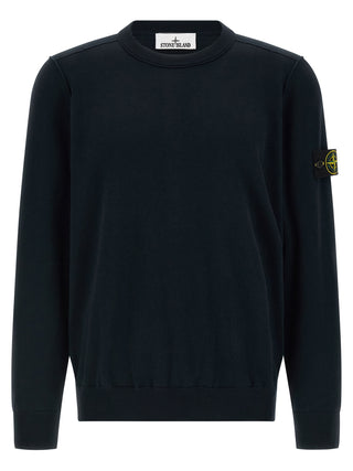 Stone Island Blue Cotton Cardigan