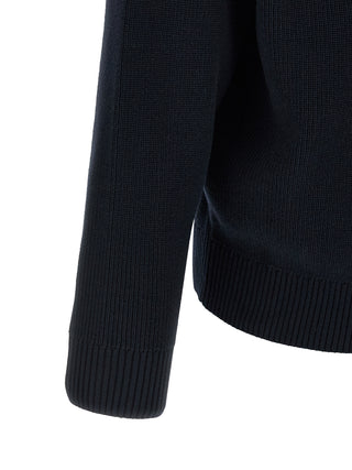 Stone Island Blue Cotton Cardigan