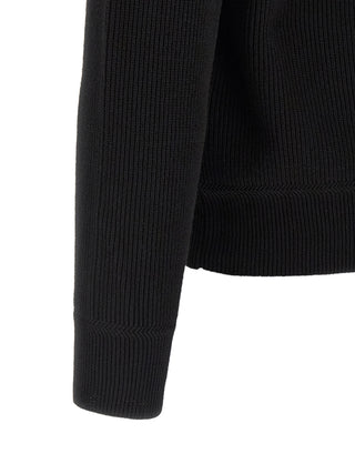 Stone Island Black Cotton Cardigan