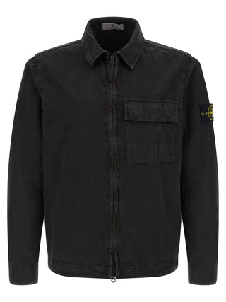 Stone Island Black Cotton Blouse