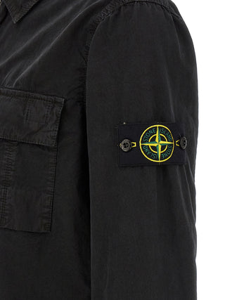 Stone Island Black Cotton Blouse