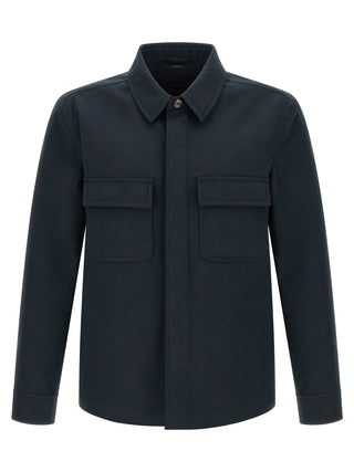 Tom Ford Blue Cotton Blouse