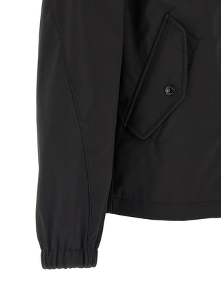 Stone Island Black Polyester Shell Jacket