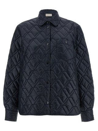 Moncler Blue Polyamide Shell Jacket