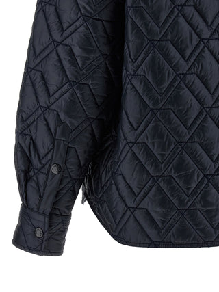 Moncler Blue Polyamide Shell Jacket