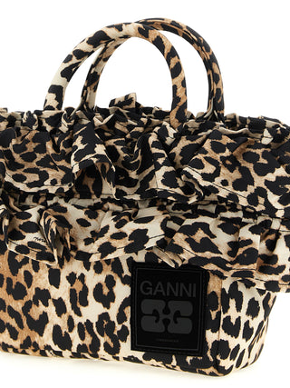 Ganni Brown Polyamide Handbag