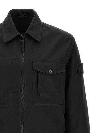 Stone Island Black Cotton Blouse