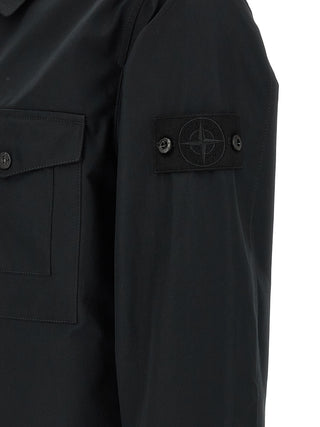 Stone Island Black Cotton Blouse