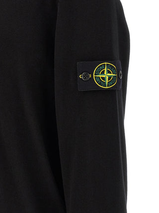 Stone Island Black Cotton Cardigan