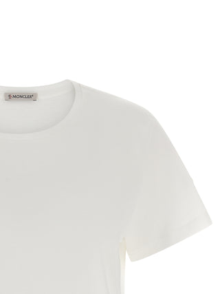 Moncler White Cotton T-Shirt