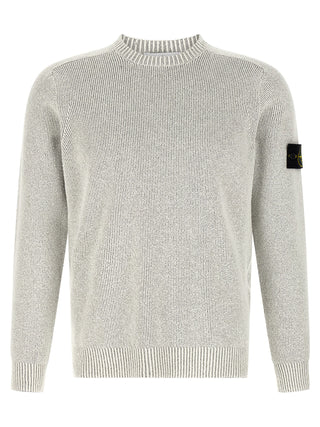Stone Island Gray Cotton Cardigan